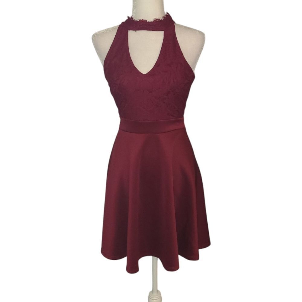 Francesca's Y2K Red Cocktail Dress
